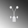 Wallity Giraffe-B Gancho de pared metálico Blanco
